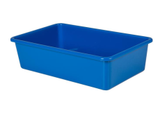 Plastic tray, Blue