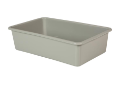 Plastic tray, Grey