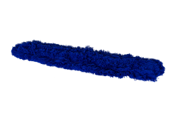Tørmop garn 60 cm, blå acryl