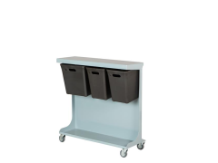 Trolley for waste management