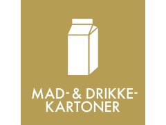 Piktogram - Mad & Drikkekarton